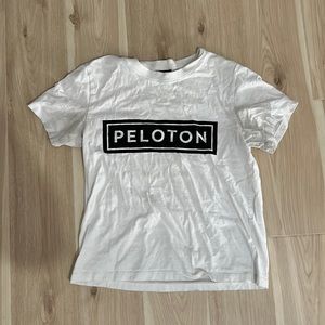 Peloton women’s white t-shirt
